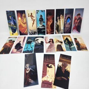 Lot of 19 Fairyloot Bookmarks 6'' x 2'' Fantasy, Mythical, Romance, Folklore etc